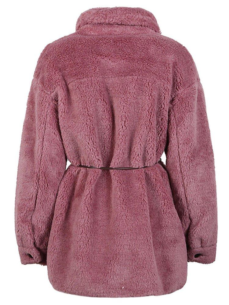 ★MOLLIOLLI★ Prelude Eco Fur Coat [Pink] Molliolli Faux Fur Coat In Pink | ModeSens