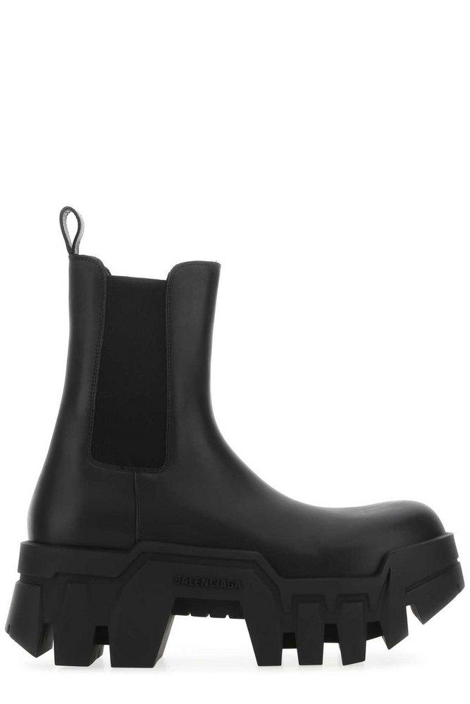 Balenciaga Bulldozer Chelsea Boots in Black | Lyst