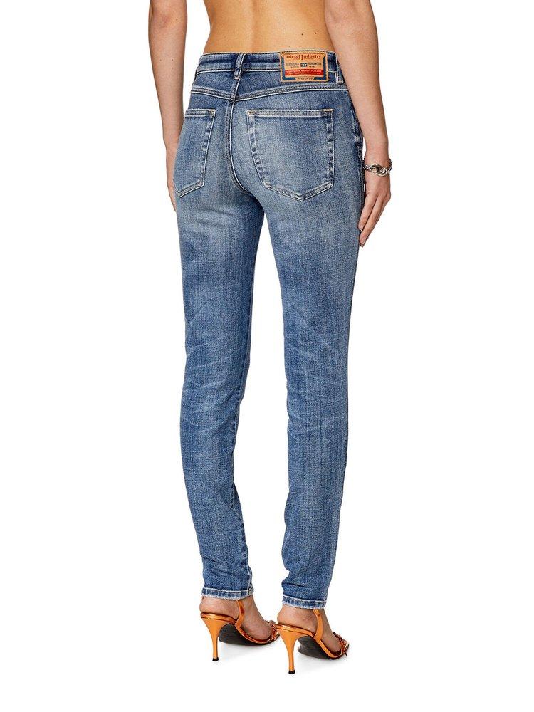 DIESEL 2015 Babhila Skinny Jeans in Blue | Lyst