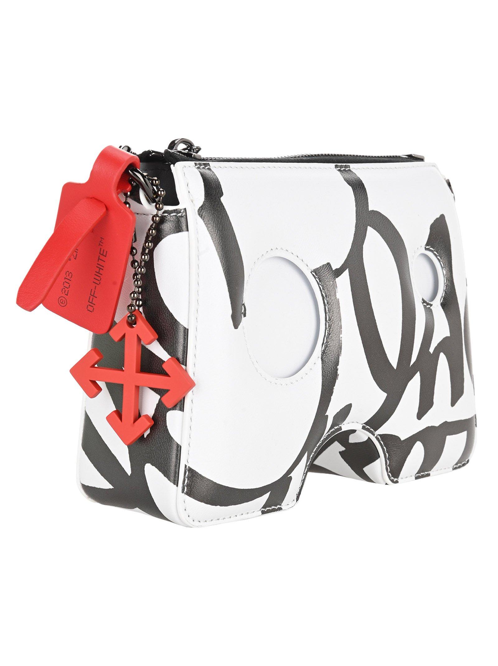 Off-White c/o Virgil Abloh Katsu Burrow Chain-detailed Clutch Bag