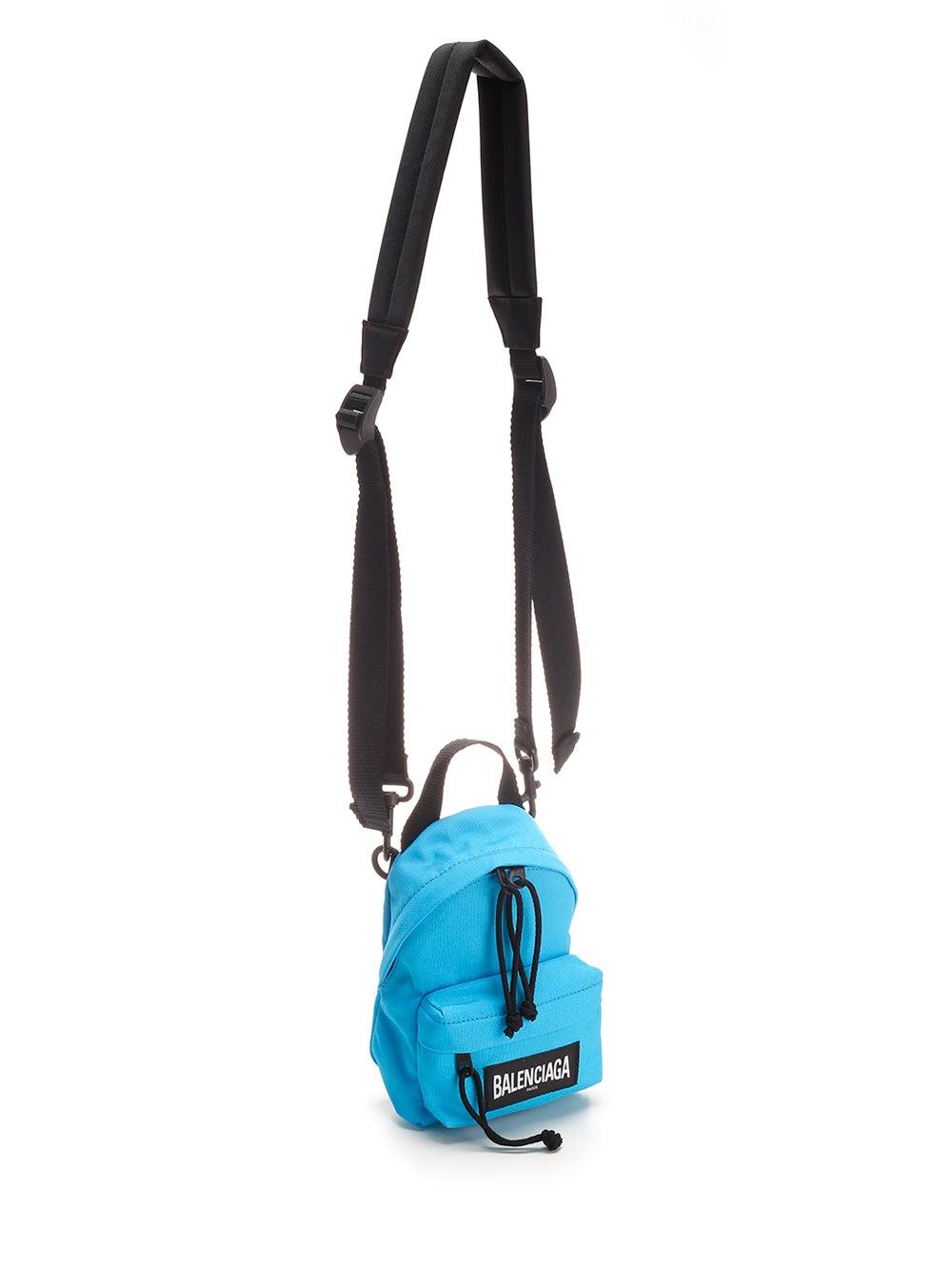 Balenciaga Oversized Mini Backpack in Blue | Lyst