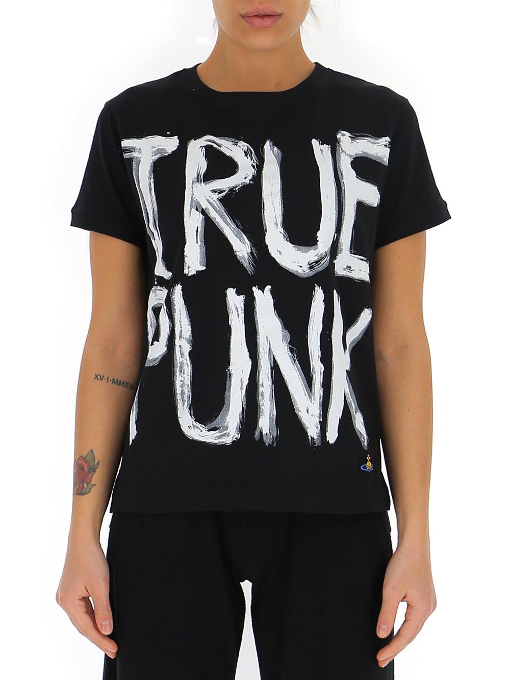 Vivienne Westwood True Punk T-shirt in Black | Lyst