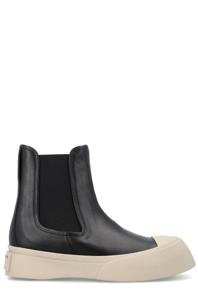 Marni Chunky Platform Pablo Chelsea Boots in Brown for Men | Lyst