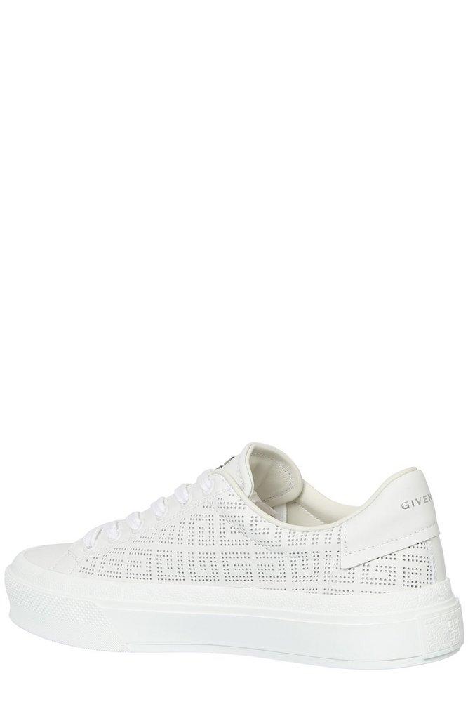Givenchy 4g Perforated Sneakers in White | Lyst