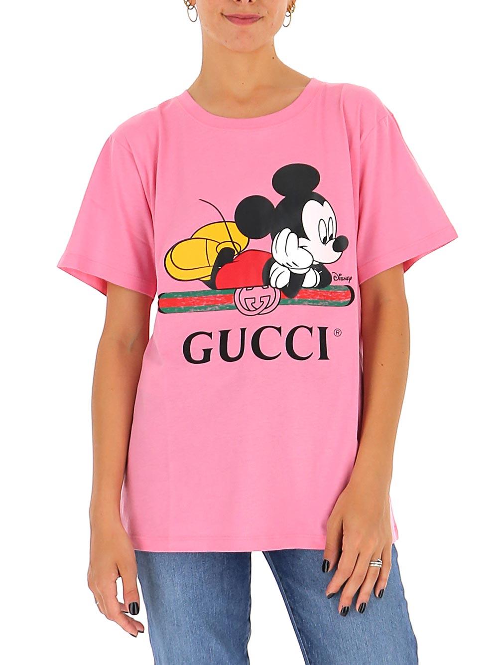 Gucci Cotton X Disney Oversized Tshirt in Pink Lyst