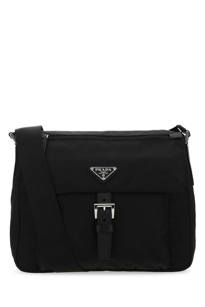 Buy Free Shipping Card with PRADA Prada Triangle Logo Nylon Leather Mini  Shoulder Bag Sacoche Crossbody Bag Black 40864 from Japan - Buy authentic  Plus exclusive items from Japan