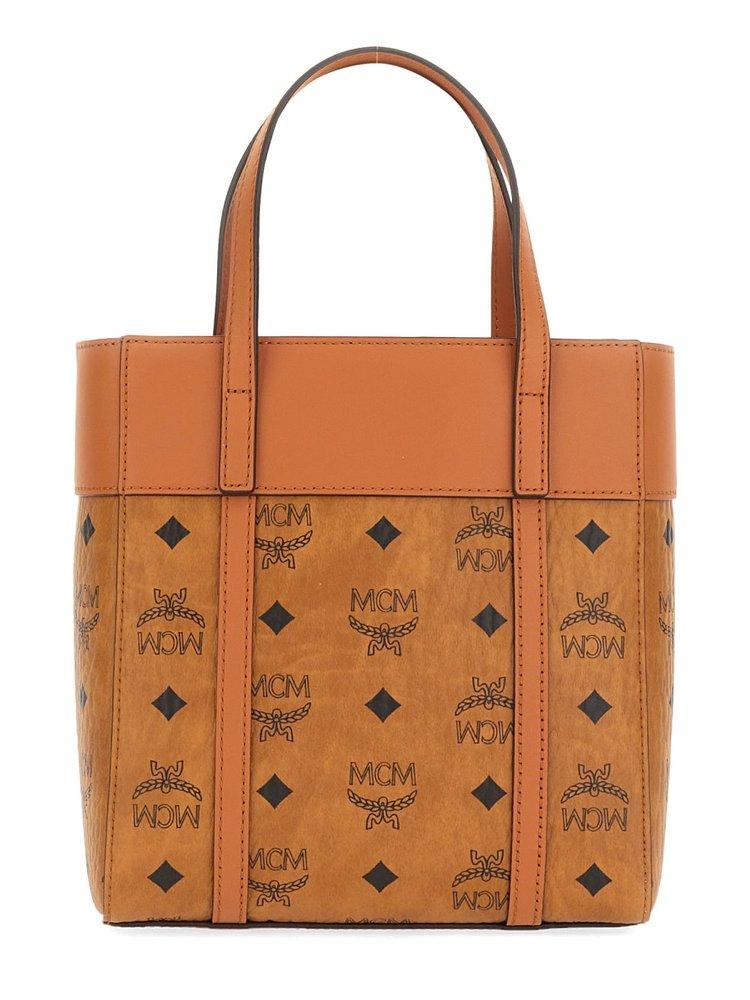 MCM Borsa Shopper Mini in Brown Lyst