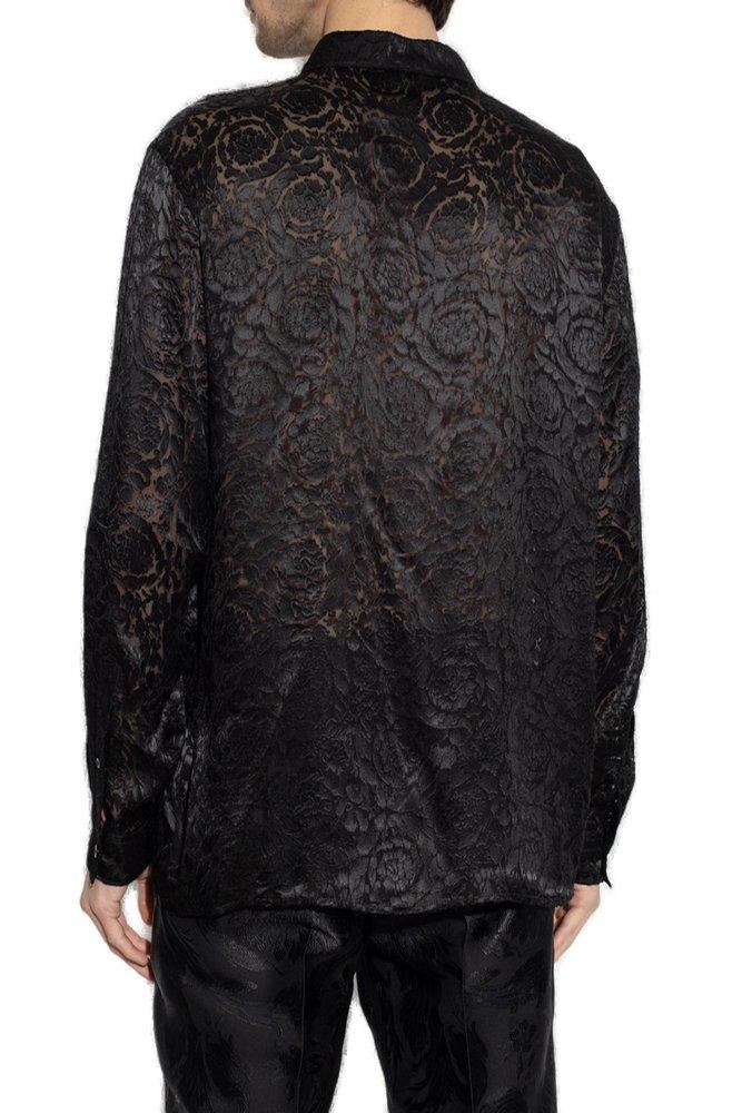 Versace mens lace clearance shirt