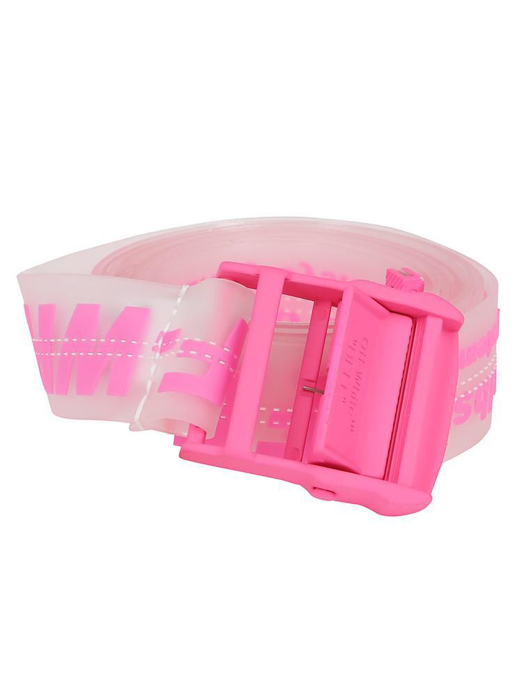 off white hot pink belt