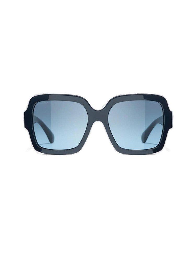 Chanel Eyewear Square Frame Sunglasses in Blue
