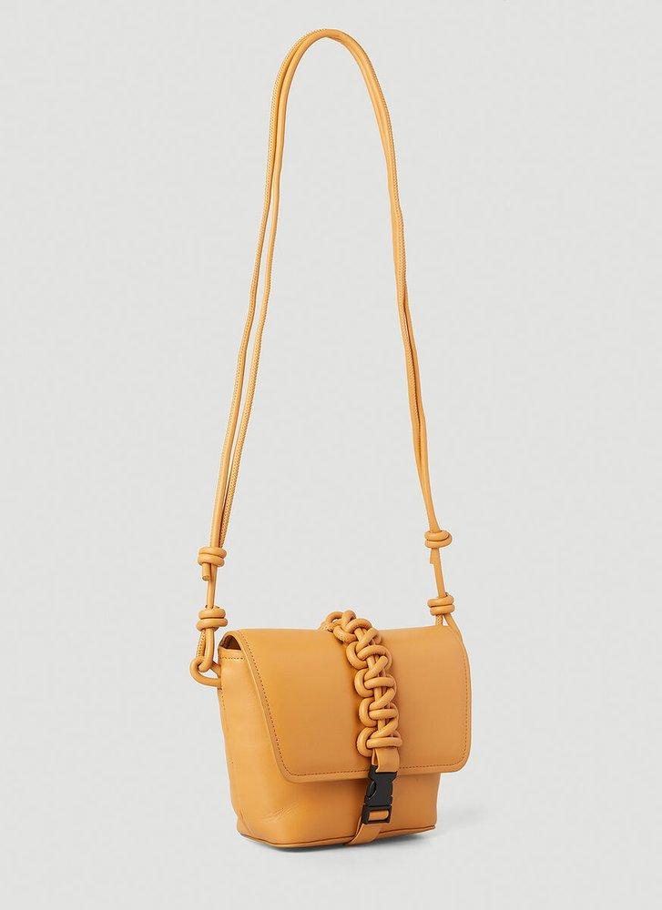 Mersi Kara Woven Crossbody Bucket & Top Handle Bag - Cognac/yellow/orange :  Target