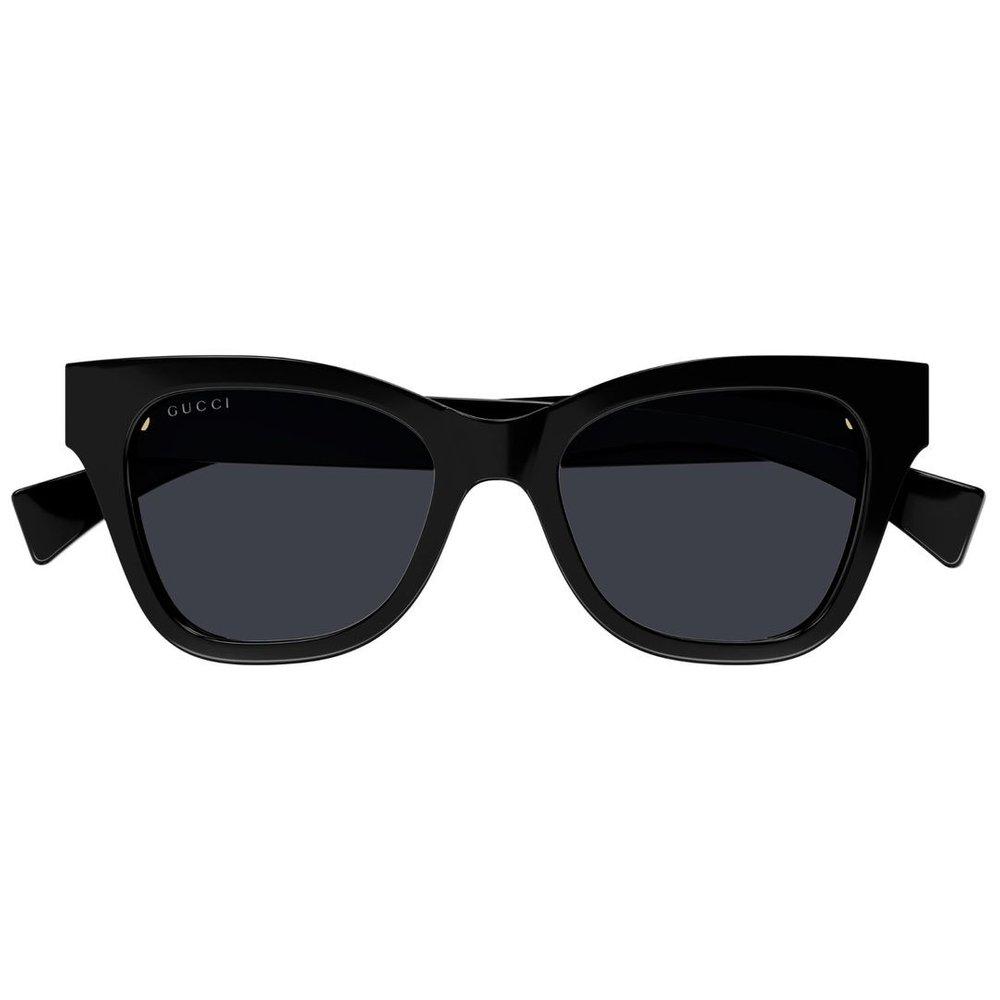 gucci women's smoke 56mm cat eye sunglasses