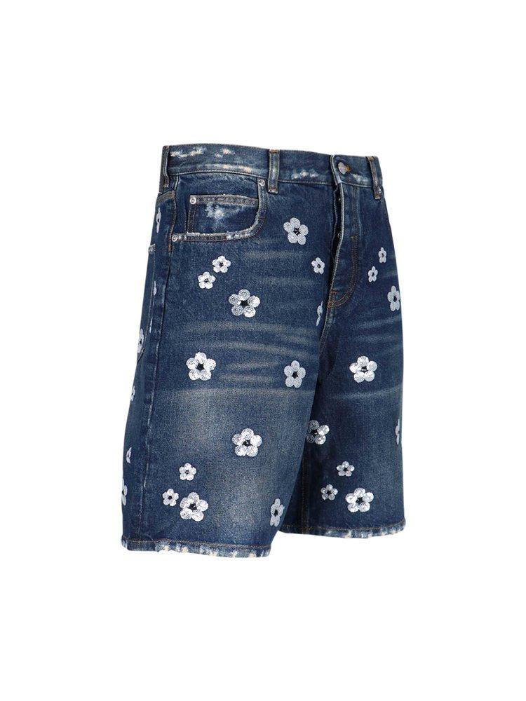 Marc Jacobs Daisy Denim Shorts in Blue | Lyst Australia