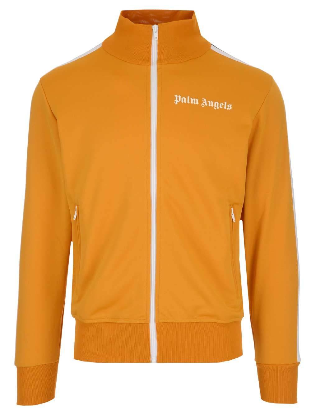 Palm Angels Synthetic Logo Track Jacket in Yellow for Men Lyst