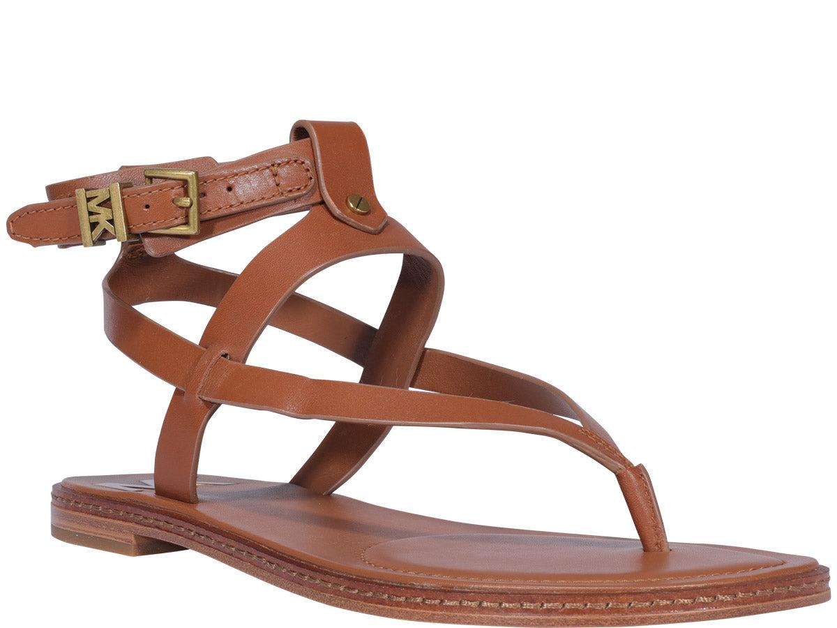 MICHAEL Michael Kors Pearson Thong Sandals in Brown | Lyst