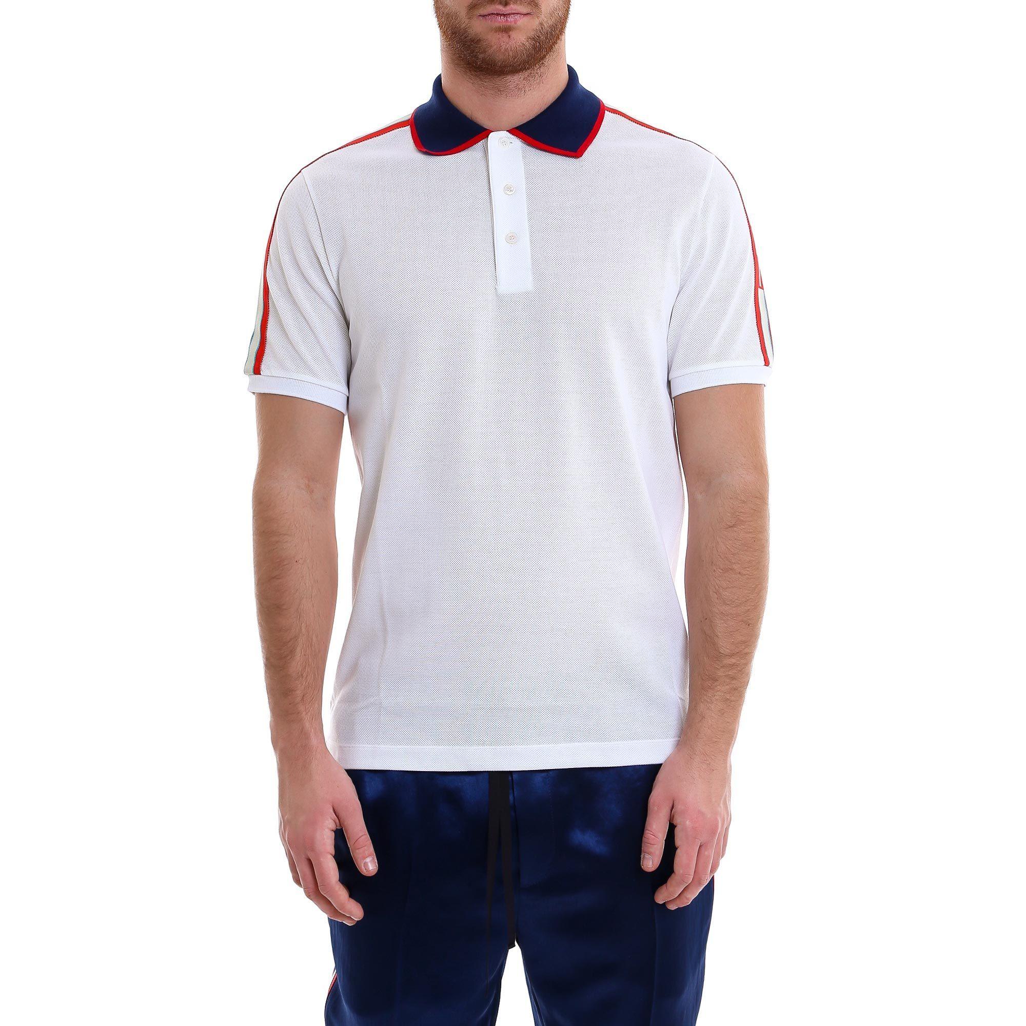 Gucci ribbon polo clearance shirt