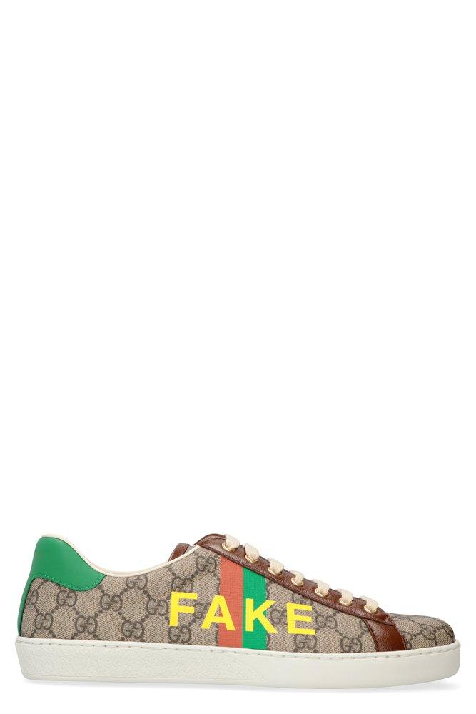 gucci gg print shoes