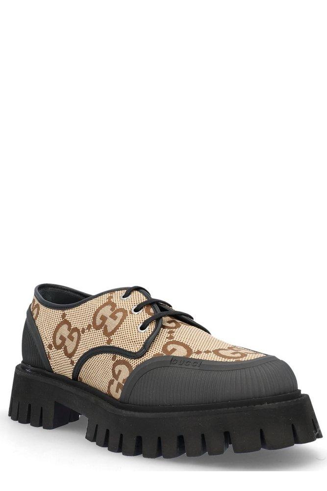 Gucci Maxi GG Lace-up Shoes for Men | Lyst