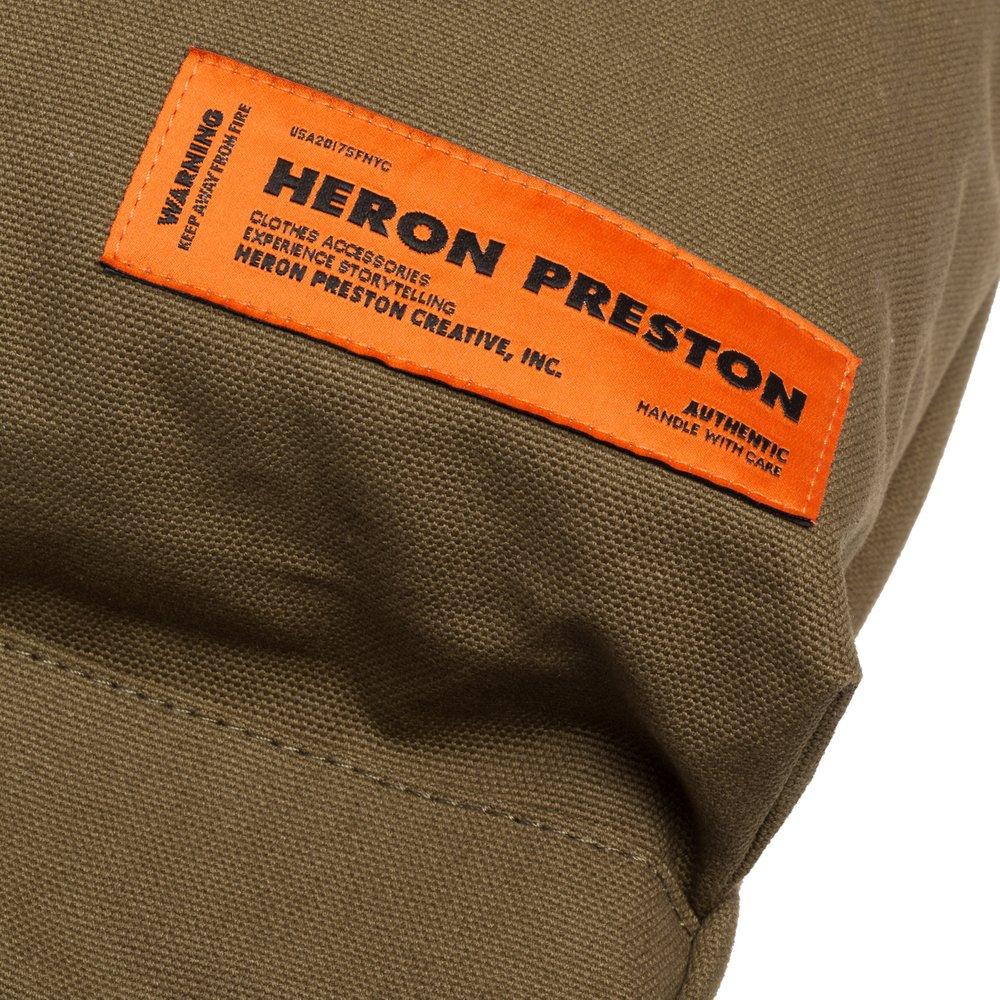 Heron Preston Logo Patch Tote Bag in Green for Men | Lyst