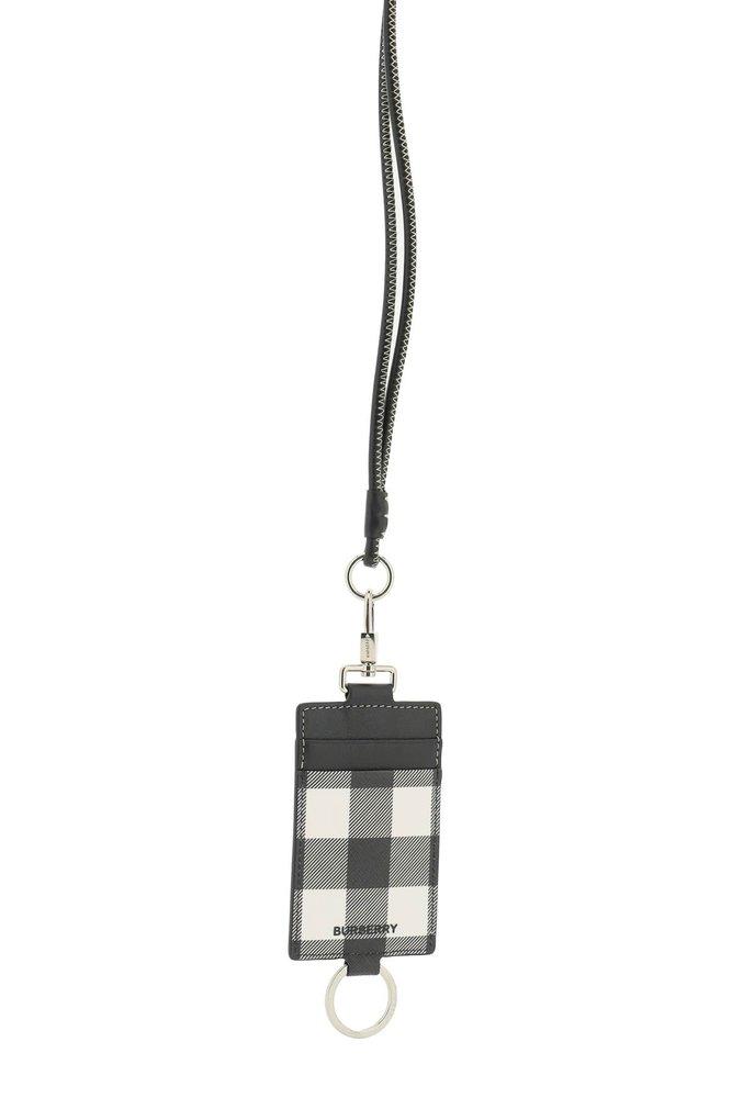 Burberry Elmer TB Monogram E-Canvas Lanyard Card Case, Nordstrom