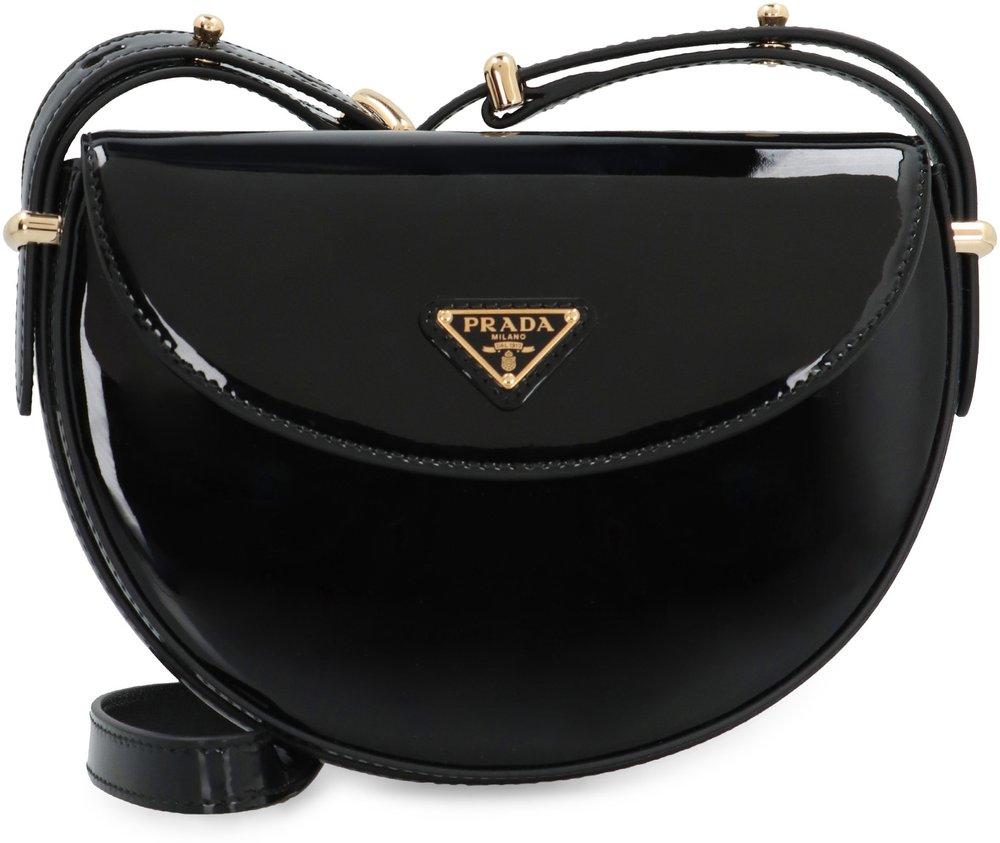 Prada Patent Shoulder Bag in Black Lyst Canada