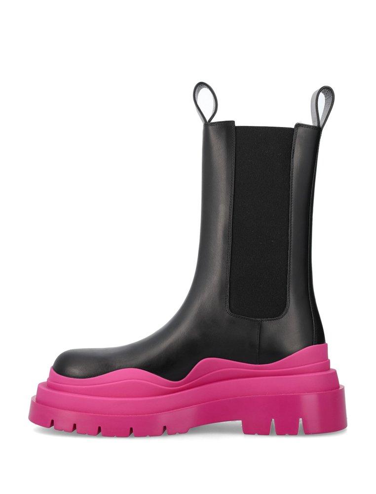 hot pink bottega boots