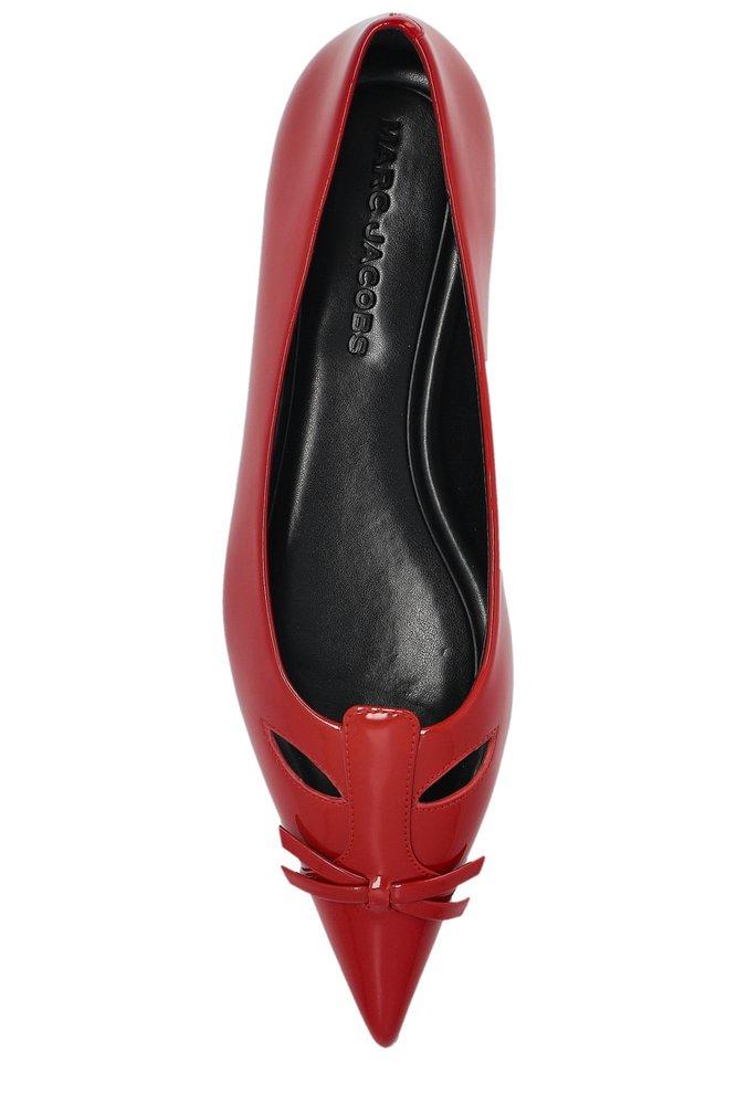フラットシューズ The Kat Ballerinas - Marc Jacobs - Leather - Red Marc Jacobs The Kat Ballerina Shoes | Red | FARFETCH
