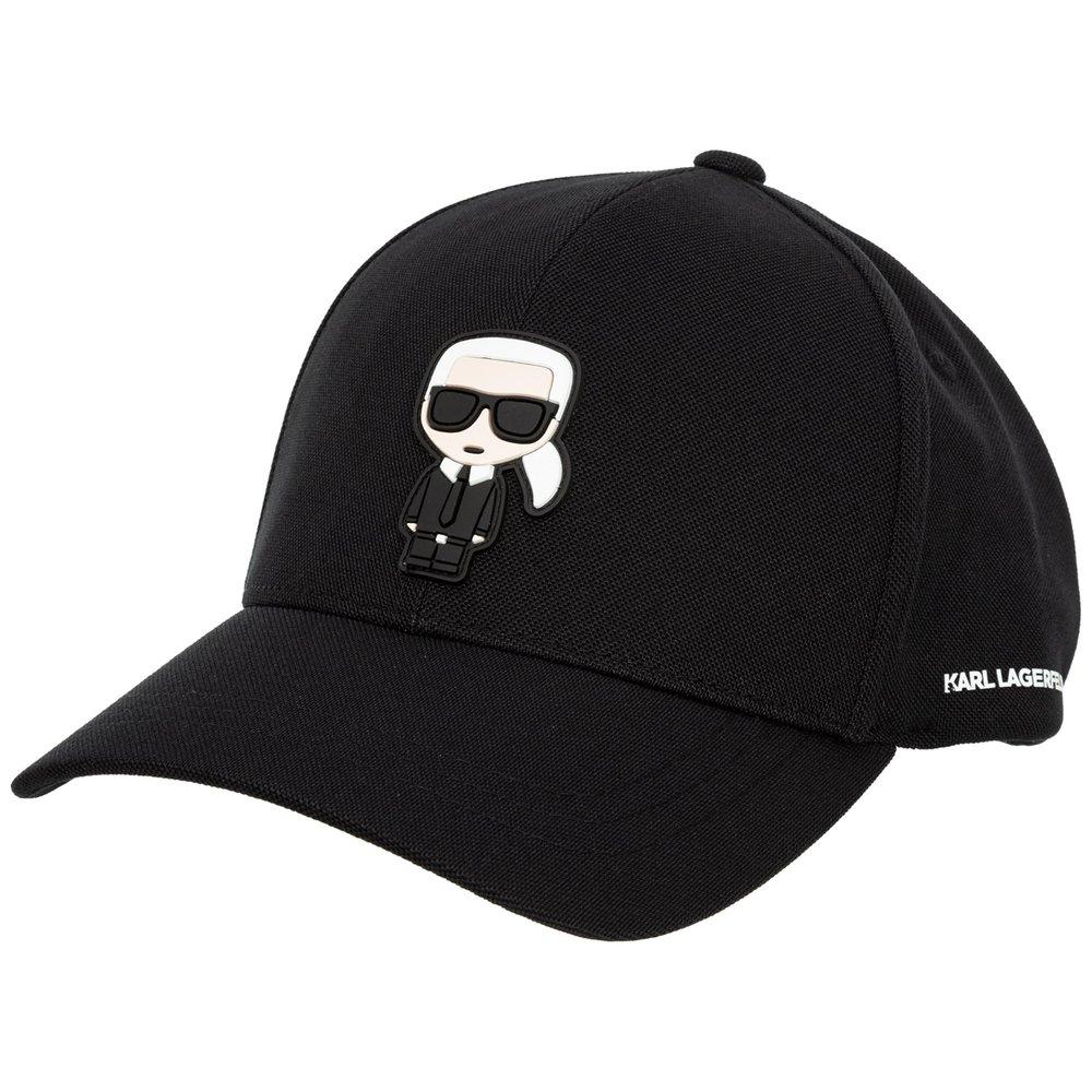 Karl Lagerfeld Graphic Logo-print Baseball Cap in Black for Men | Lyst