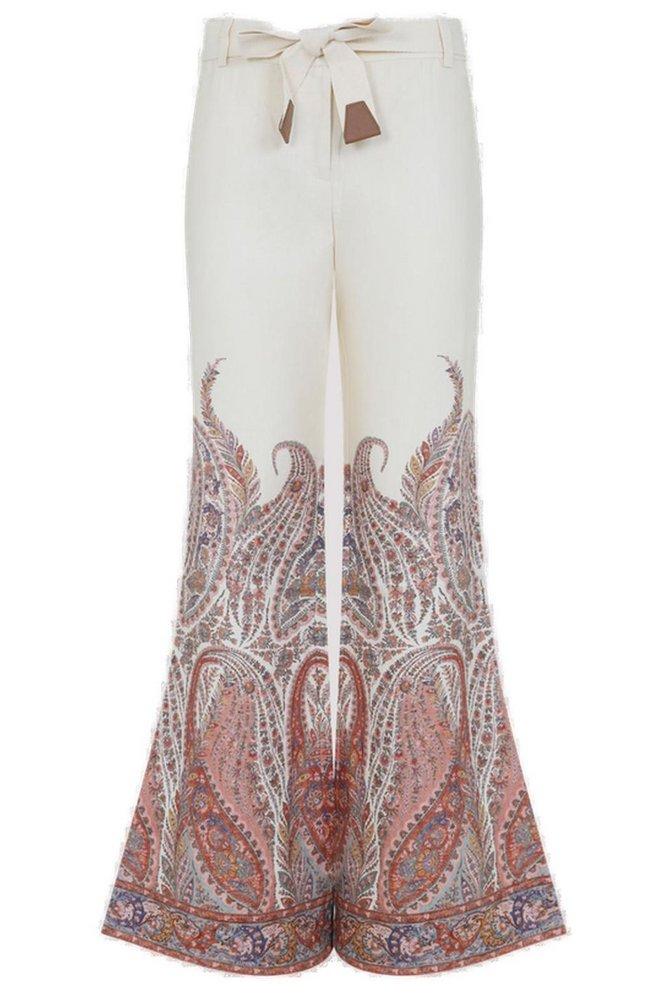 パンツ Zimmermann Zimmermann Rhiannon Pants (3235PSS251 CREAM) Rhiannon Relaxed Pant Cream/Black Floral Online | Zimmermann