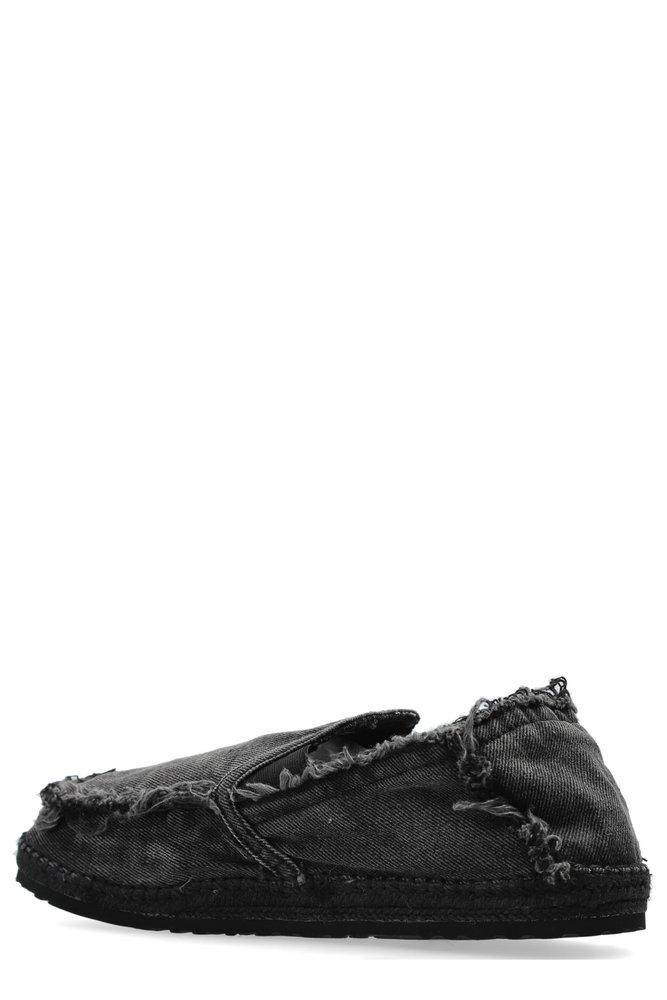 DIESEL D-Lukas Esp Distressed Denim Espadrille Loafers in