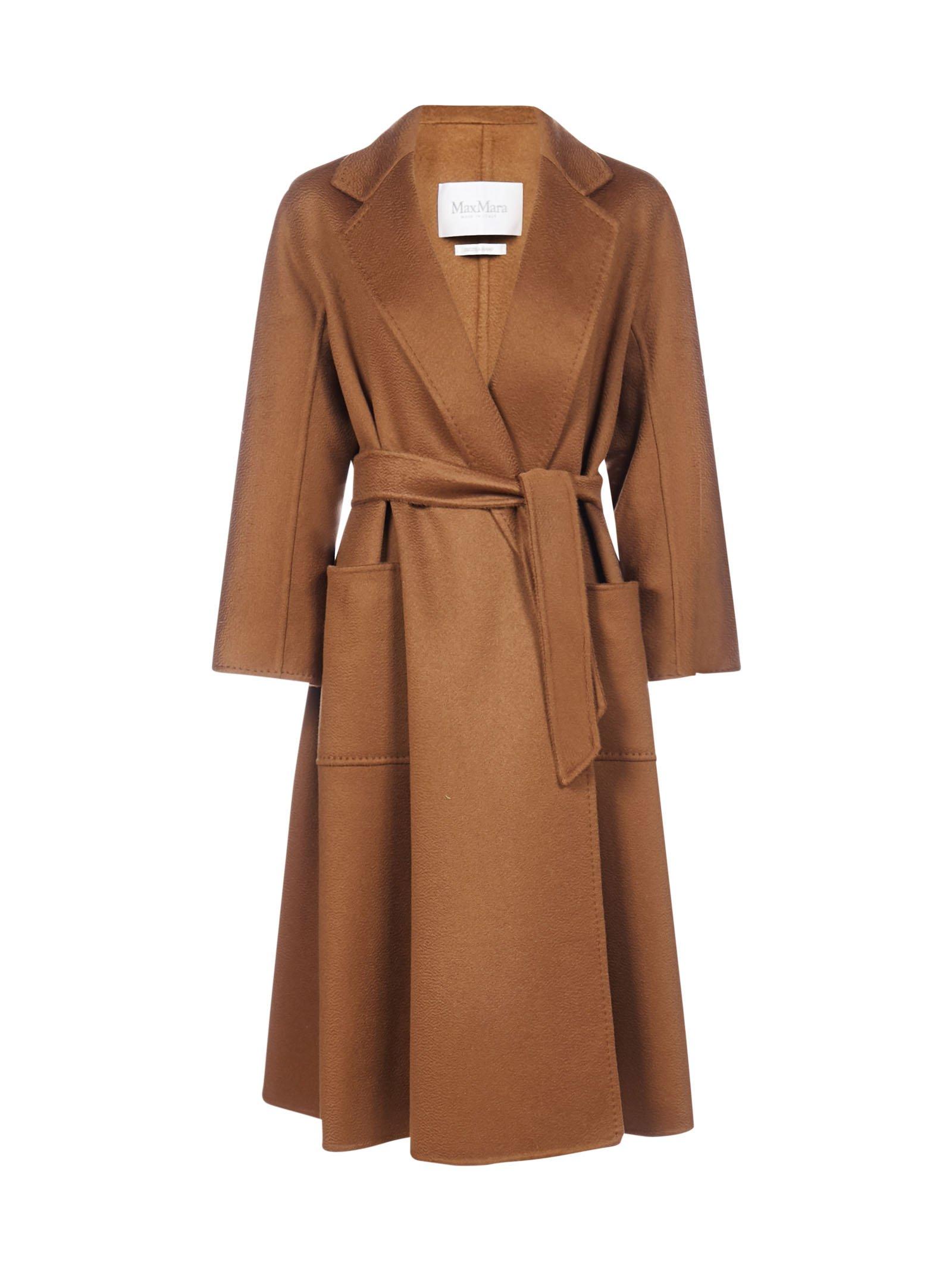 Max Mara Women's Brown Labbro Cashmere Coat | Lyst