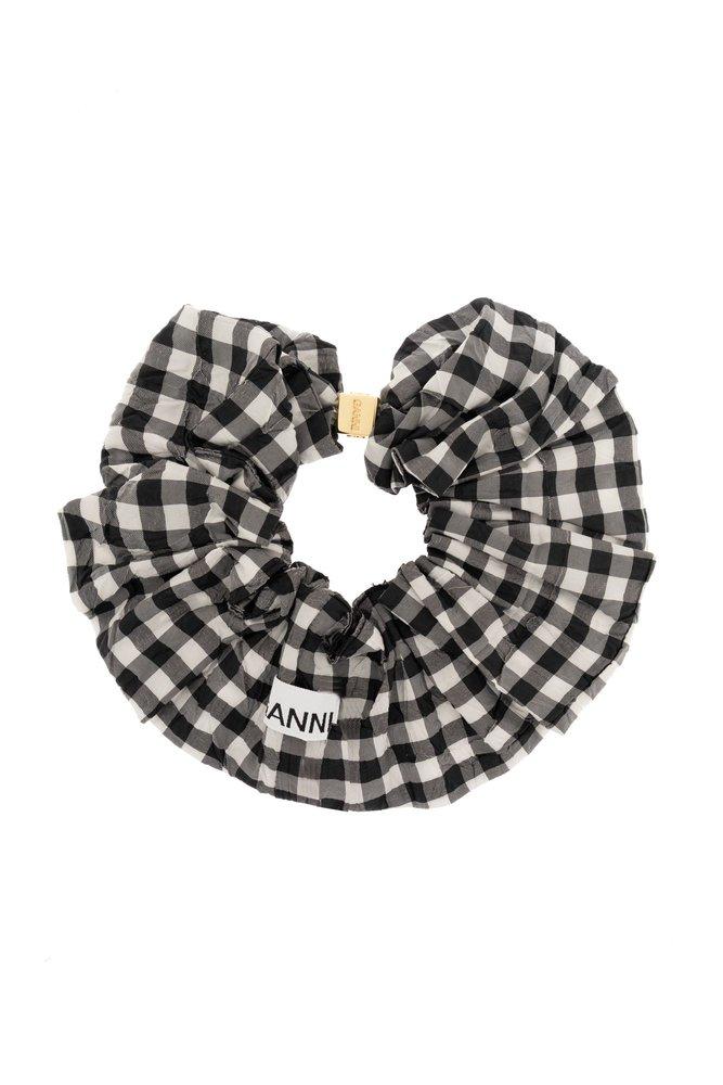 GANNI｜ (STRIPE COTTON SCRUNCHIE (A5978 396)) a5978-396_1.jpg?ts=20240608033533