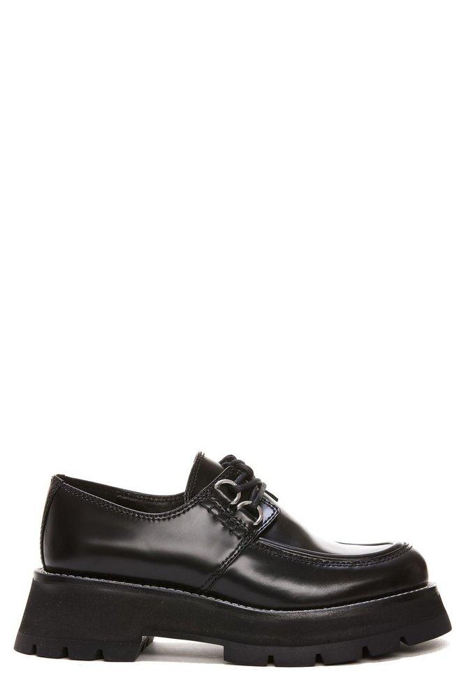 3.1 Phillip Lim Kate Lace-up Shoes in Black | Lyst