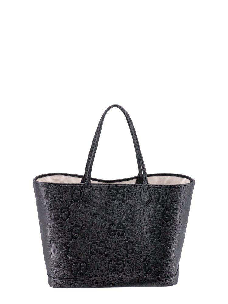 Gucci GG Embossed Tote Bag Black