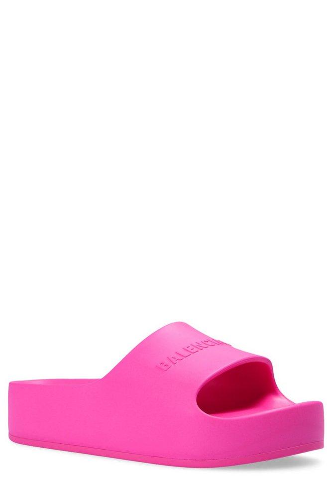 Balenciaga Chunky Slide Sandals in Pink | Lyst