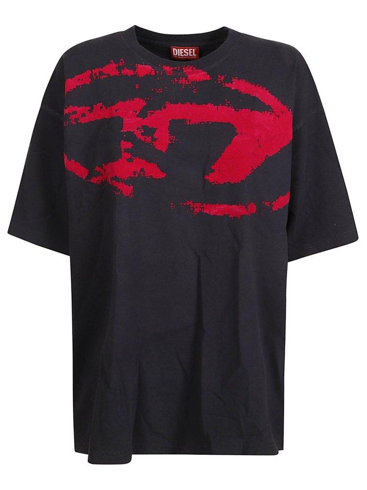 DIESEL T-Boxt-N14 Logo Printed T-Shirt in Black for Men | Lyst