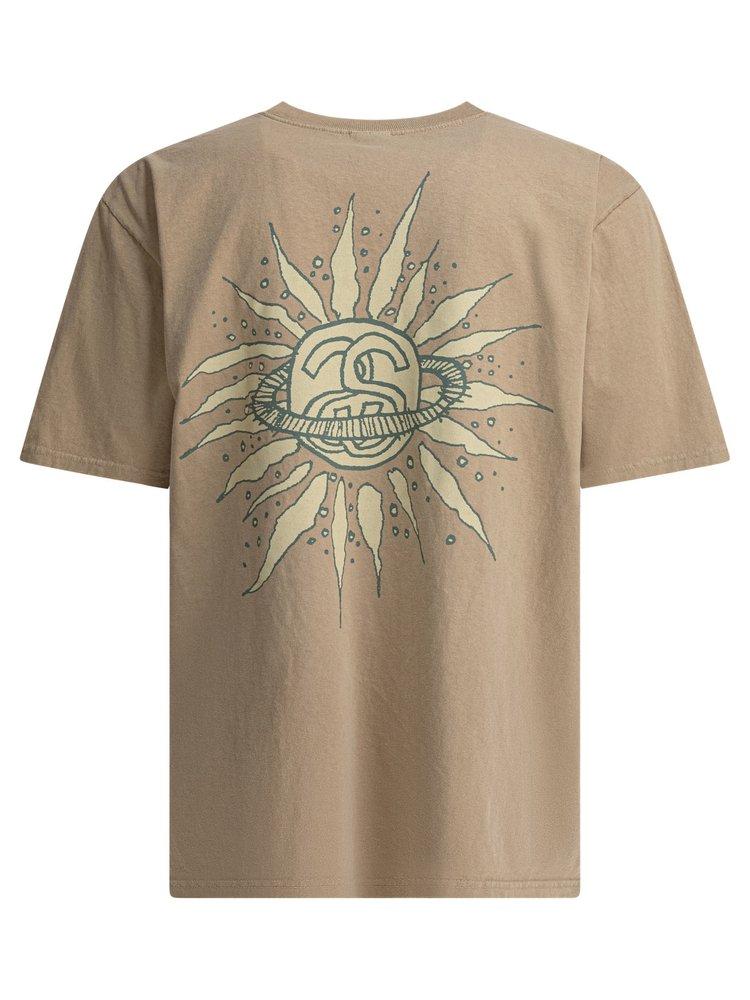 Stussy Pigment Dyed Look Beyond T-Shirt in Natural for Men