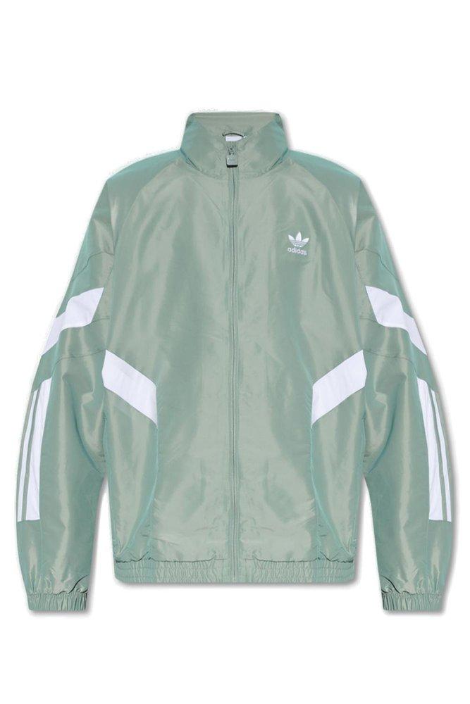 adidas Originals Jacket With Logo in Green for Men | Lyst