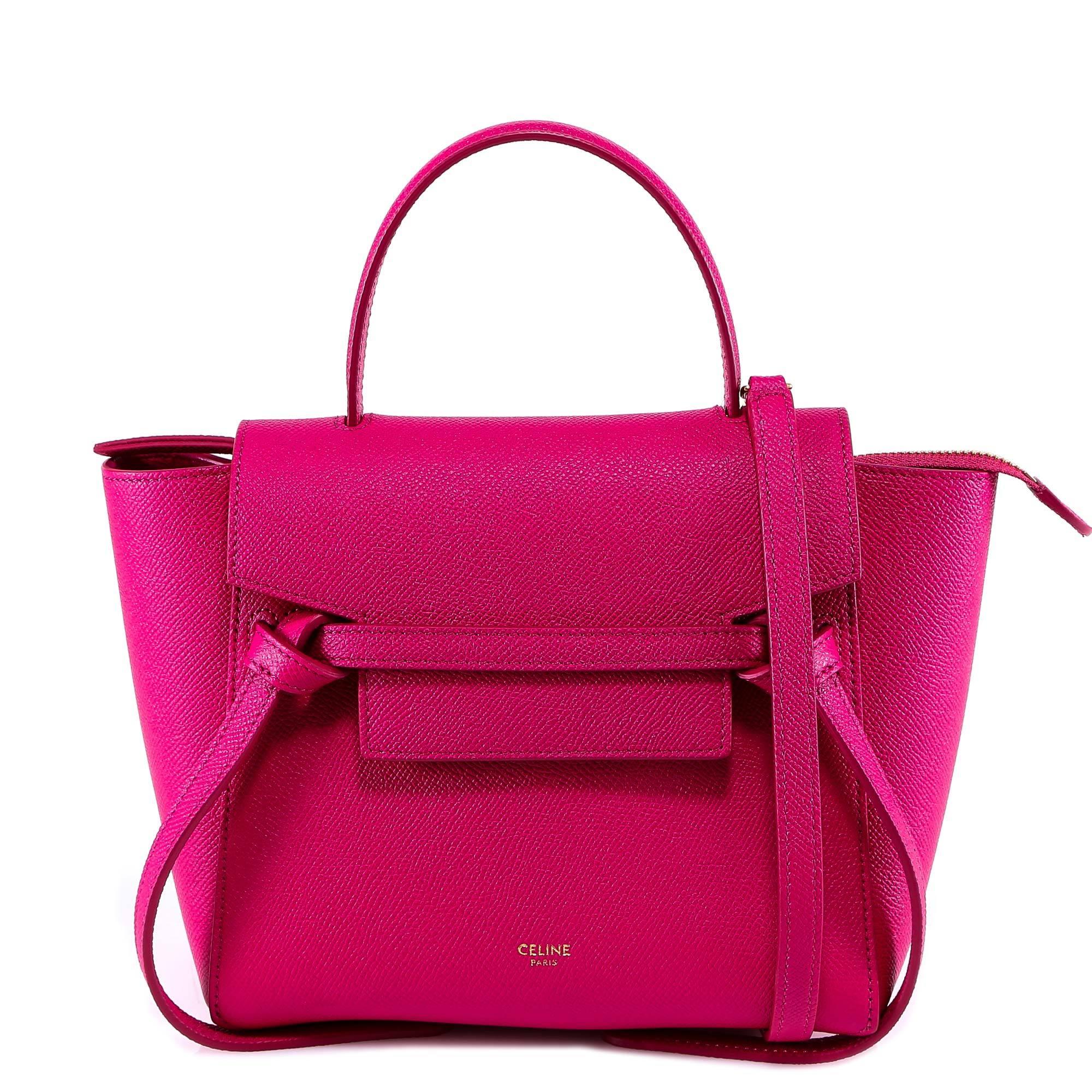Celine Nano Belt Bag in Pink | Lyst