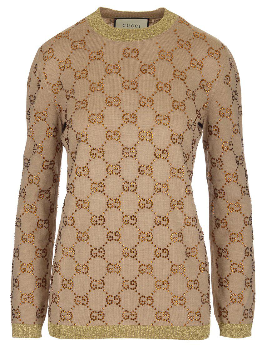 beige gucci sweater