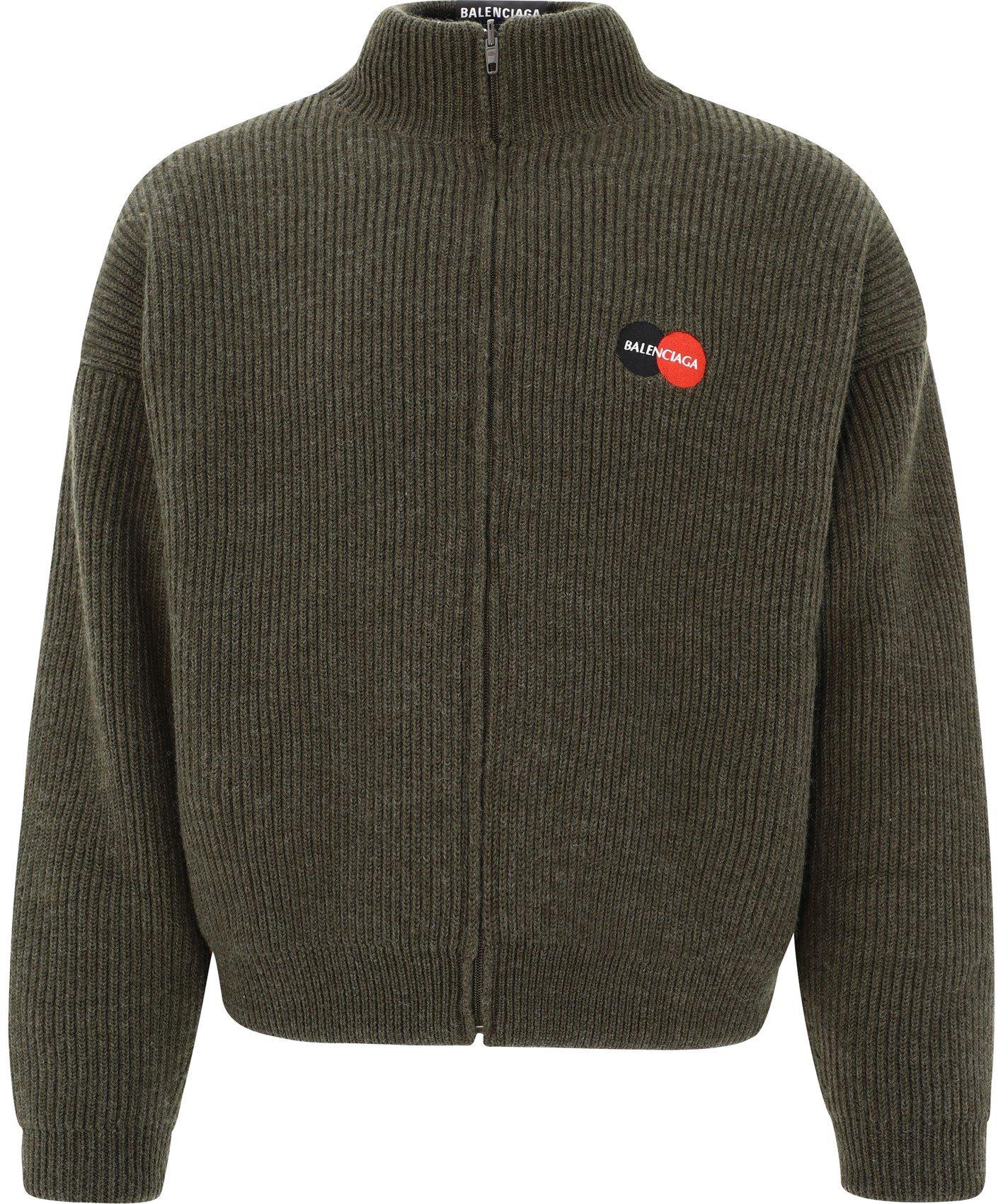 balenciaga green coat