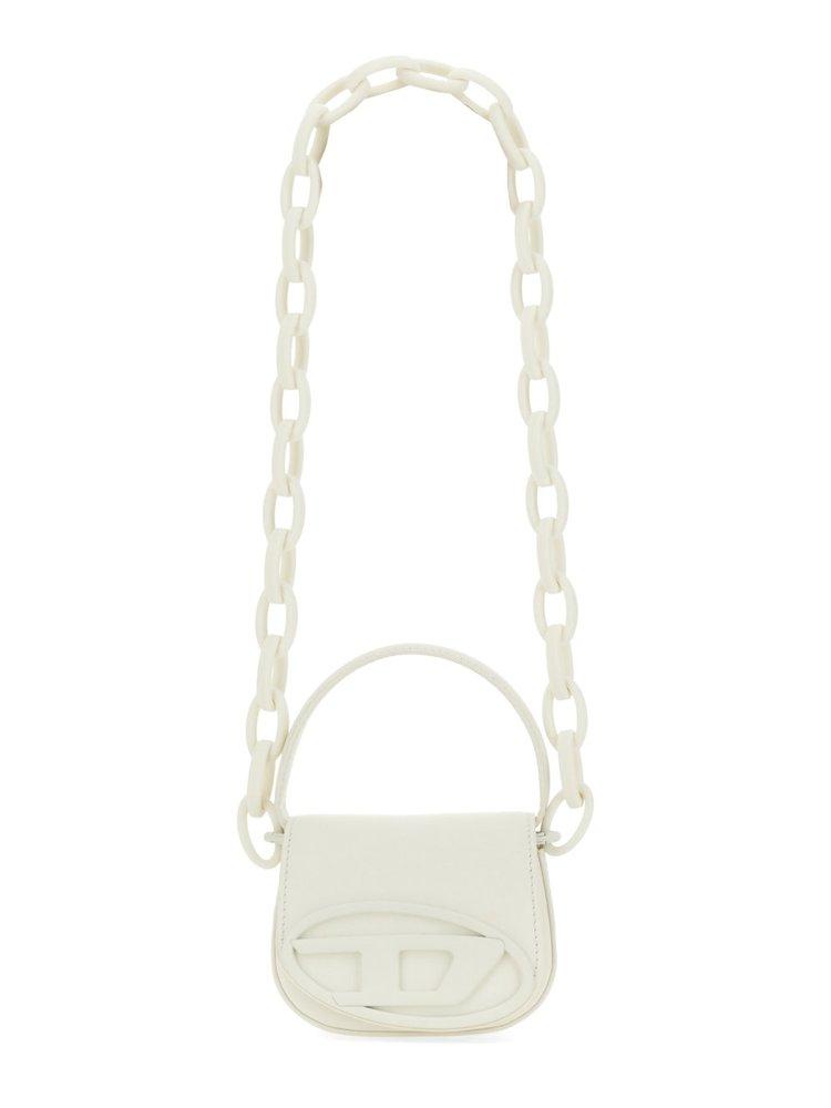DIESEL | 1DR XS CHAIN STRAP BAG WHITE バッグ Women's Iconic micro bag charm in matte leather | White | Diesel