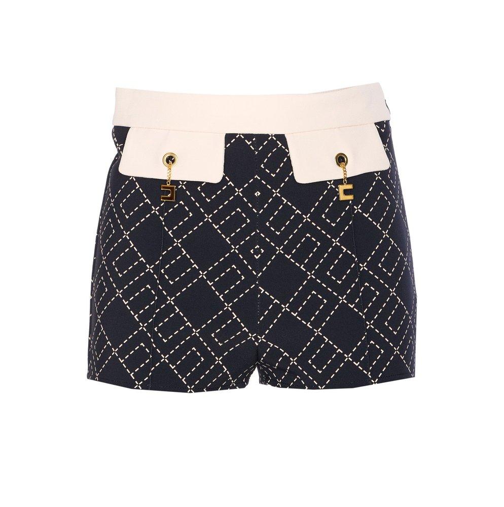 パンツ ELISABETTA FRANCHI Women Shorts  Burmudas KP62S46E2 Black Elisabetta Franchi Shorts for Women | Online Sale up to 55