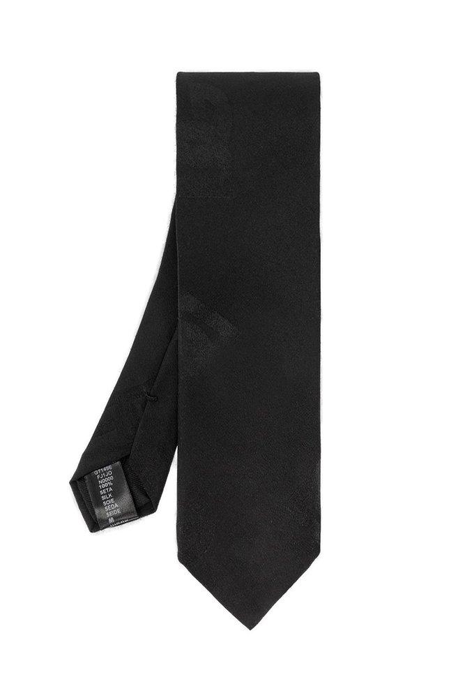 Dolce & Gabbana Dg Logo Jacquard Tie in Black for Men | Lyst