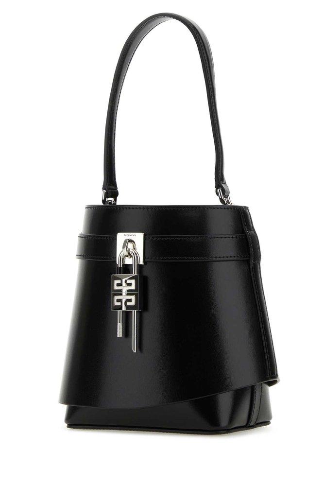 Givenchy Shark Lock Bucket Bag in Black | Lyst