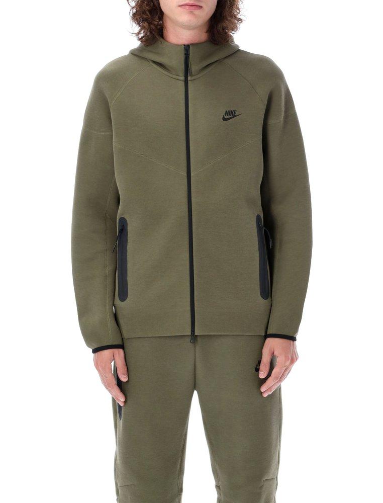 Nike Sportswear Tech Fleece Windrunner Full-zip Hoodie in Green for Men |  Lyst