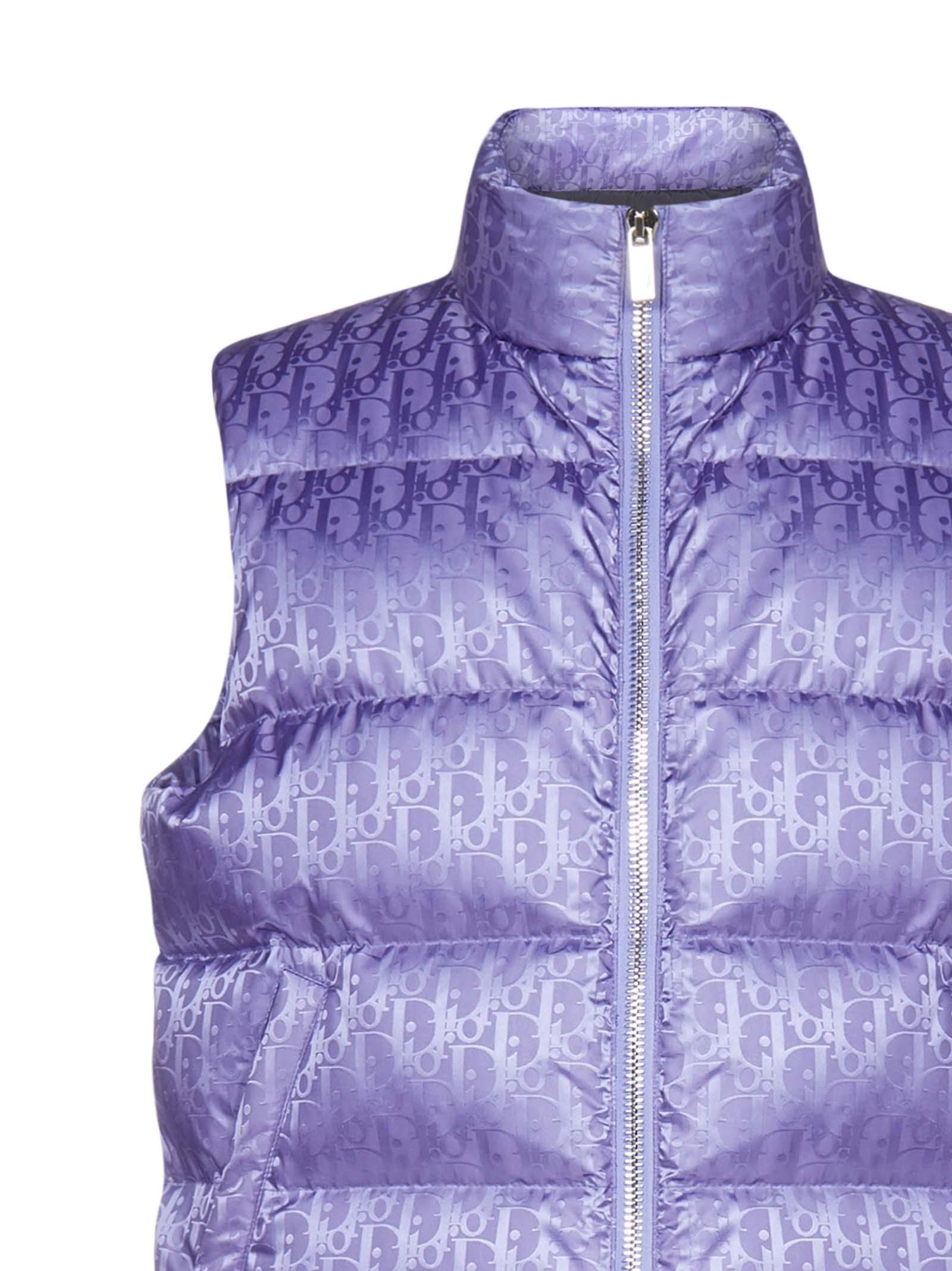 Dior Oblique Purple Puffer Jacket