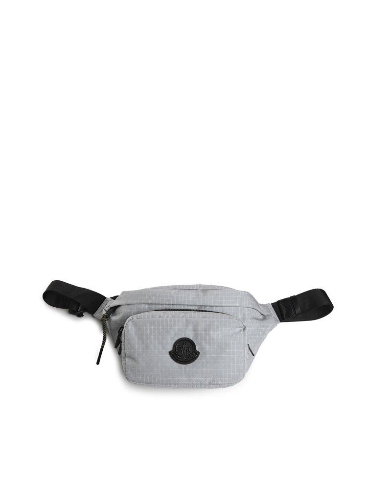 Moncler Waist Bag With Logo in Metallic for Men Lyst
