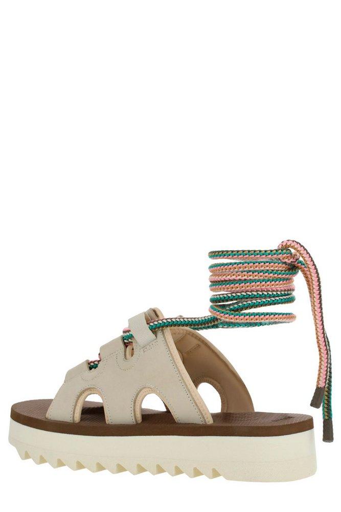 Suicoke touch-strap slides - Green