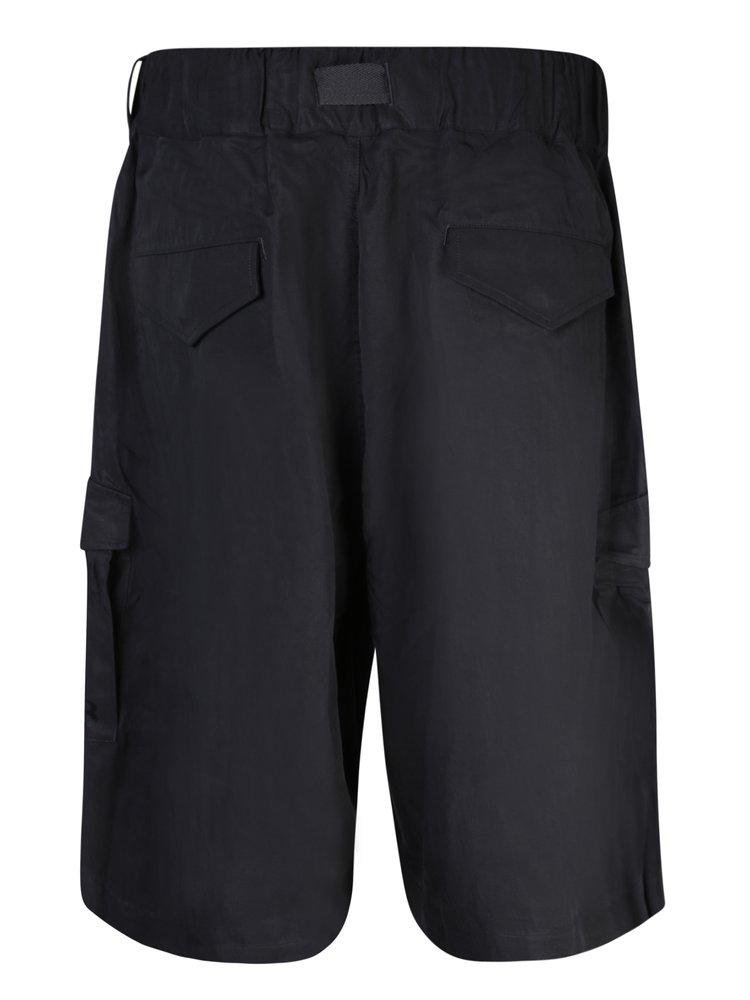 Buckle waist Twill Cargo Shorts